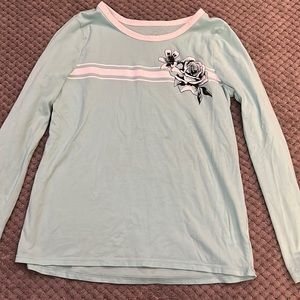 Justice Long Sleeve Shirt Size 12 -small mark on shirt barely noticeable